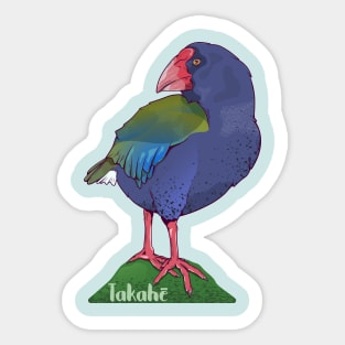 Takahe NZ Bird Sticker